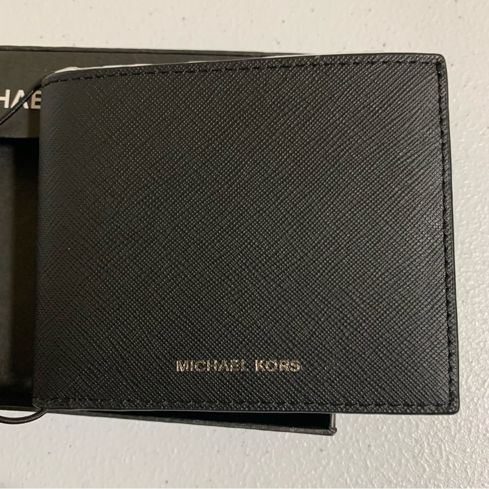 Michael Kors Crossgrain Leather Slim Billfold Wallet-NWT - Picture 2 of 7